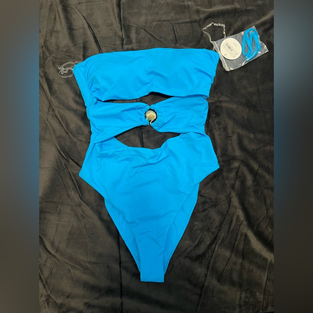 Altard State Seashell Blue One Piece Swimsuit (XL)